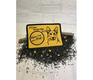 Stickdatei - Schäferhund Silhouette